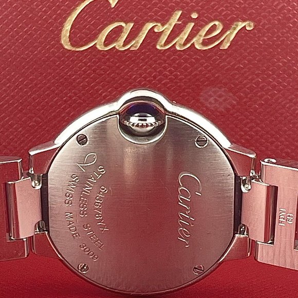 WOW! CARTIER BALLON BLEU LADIES 6CT GENUINE WATCH! - Picture 8 of 9